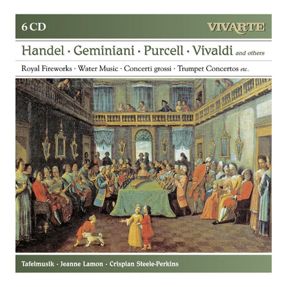 CEREMONIAL MUSIC and MUSIC FOR TRUMPET - HANDEL; GEMIGNANI; PURCELL; VIVALDI and others (6 CDS)
