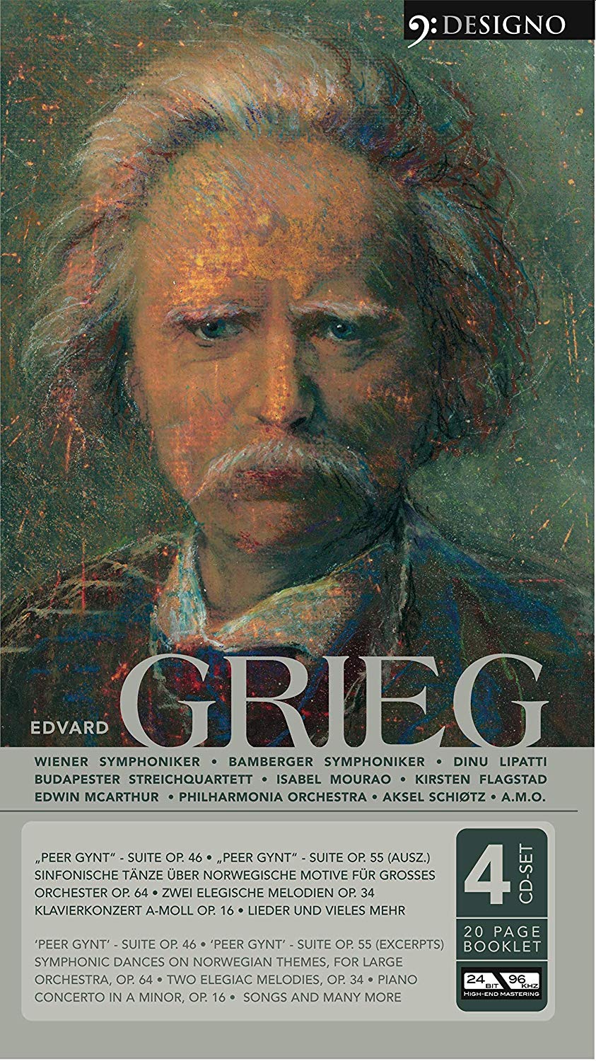 GRIEG: ORCHESTRA, VOCAL AND PIANO WORKS (4 CDS)