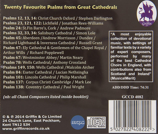 FAVORITE PSALMS FROM GREAT CATHEDRALS