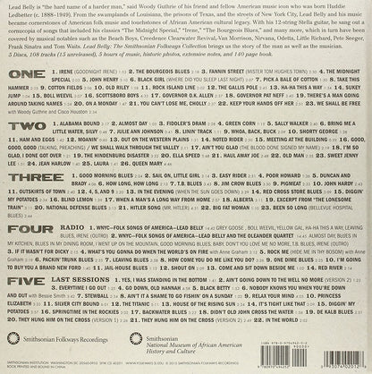 LEADBELLY: The Smithsonian Folkways Collection (5 CDs, 140 PAGE BOOK)