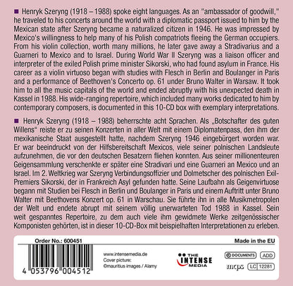 HENRIK SZERYNG: MILESTONES OF A VIOLIN LEGEND (10 CDS)