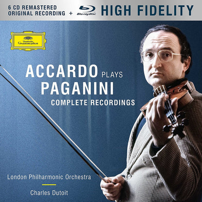 ACCARDO PLAYS PAGANINI: THE COMPLETE RECORDINGS (6 CDS + BLU-RAY AUDIO)