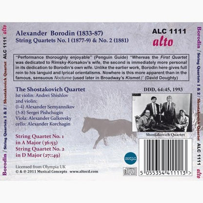 BORODIN: STRING QUARTETS NOS 1 & 2 - SHOSTAKOVICH QUARTET