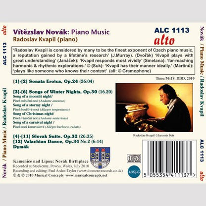 NOVAK: PIANO MUSIC - KVAPIL