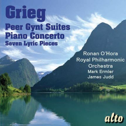 GRIEG: PEER GYNT SUITES 1 & 2; PIANO CONCERTO; 7 LYRIC PIECES - O'HORA, ERMLER, JUDD, ROYAL PHILHARMONIC