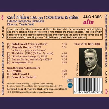 NIELSEN: OVERTURES AND SUITES - ODENSE SYMPHONY ORCHESTRA, VETO