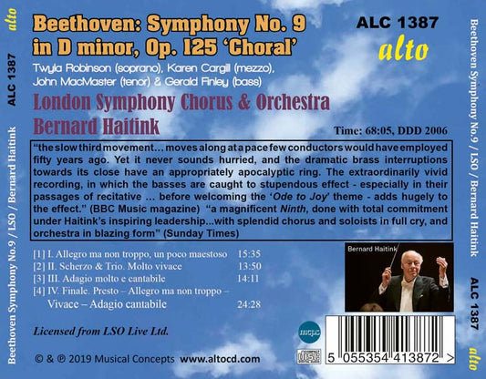 Beethoven: Symphony No. 9 in D minor, Op.125 ‘Choral’ - Haitink, London Symphony Orchestra