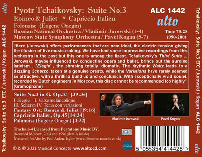 Tchaikovsky: Suite No.3 op. 55 (complete)*; Romeo & Juliet; Capriccio Italien; Polonaise - Vladimir Jurowski, Pavel Kogan
