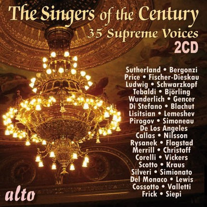 THE SINGERS OF THE CENTURY: 35 SUPREME VOICES IN THEIR PRIME (2 CDS)