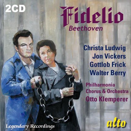 BEETHOVEN: FIDELIO - CHRISTA LUDWIG; JON VICKERS; KLEMPERER; PHILHARMONIA ORCHESTRA (2 CDS)