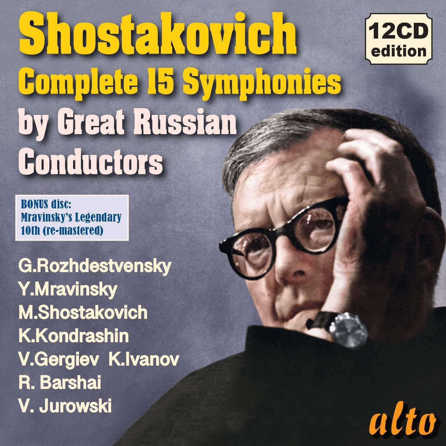 SHOSTAKOVICH: Complete Symphonies by Great Russian Conductors (12 CDS)