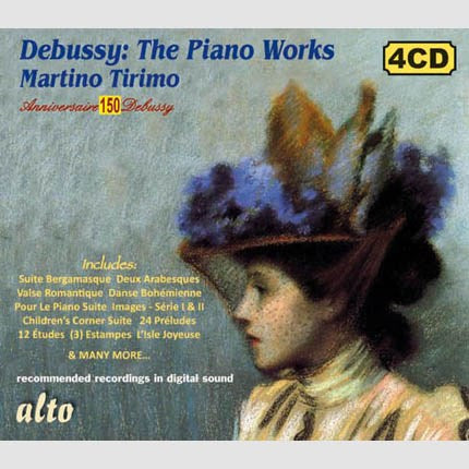 DEBUSSY: THE PIANO WORKS - TIRIMO (4 CDS)