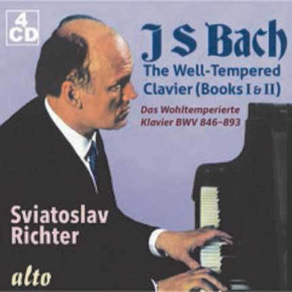 BACH, J.S.: THE WELL-TEMPERED CLAVIER, BOOKS I & II - SVIATOSLAV RICHTER (4 CDS)