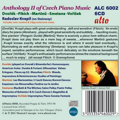 ANTHOLOGY OF CZECH PIANO MUSIC, VOLUME 2 - KVAPIL (6 CDS)