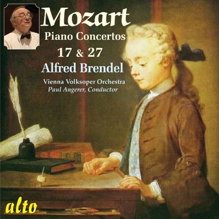 MOZART: PIANO CONCERTOS 17 & 27 - ALFRED BRENDEL, WIENER VOLKSOPERORCHESTER