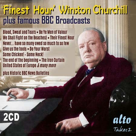 "FINEST HOUR" - WINSTON CHURCHILL'S GREATEST SPEECHES (2 CDs)