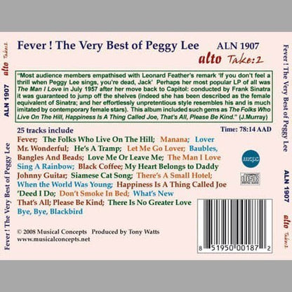 FEVER: THE VERY BEST OF PEGGY LEE