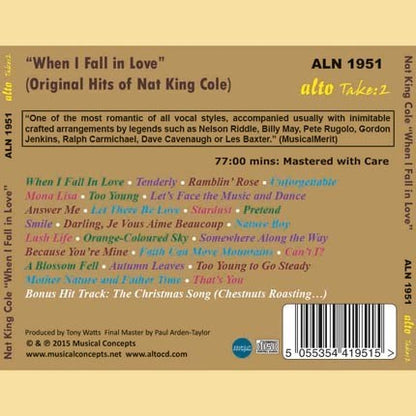 WHEN I FALL IN LOVE: ORIGINAL HITS OF NAT KING COLE