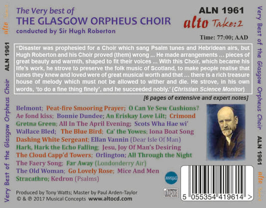 VERY BEST OF THE GLASGOW ORPHEUS CHOIR