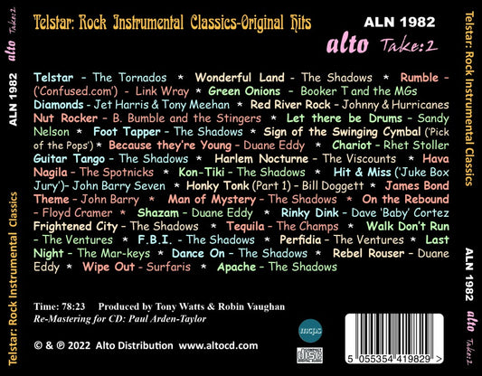 Telstar! Rock & Chart Instrumental Classics – All Original Hit Artists (DIGITAL DOWNLOAD)