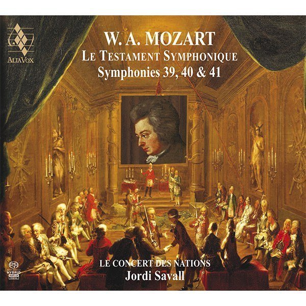 MOZART: Symphonies 39, 40 & 41 - Savall, Le Concert des Nations (2 Hybrid SACD)