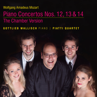 MOZART: Piano Concerto No. 12, 13 & 14 (Chamber Version) - Gottlieb Wallisch, The Piatti Quartet (HYBRID SACD)