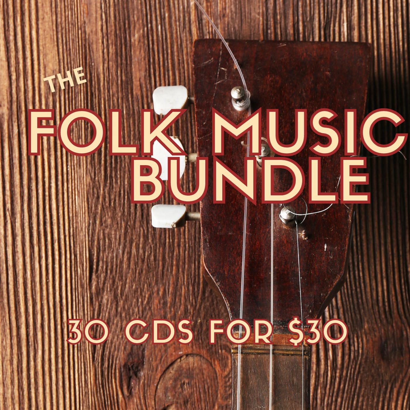 FOLK MUSIC BUNDLE (30 CDS FOR $30)