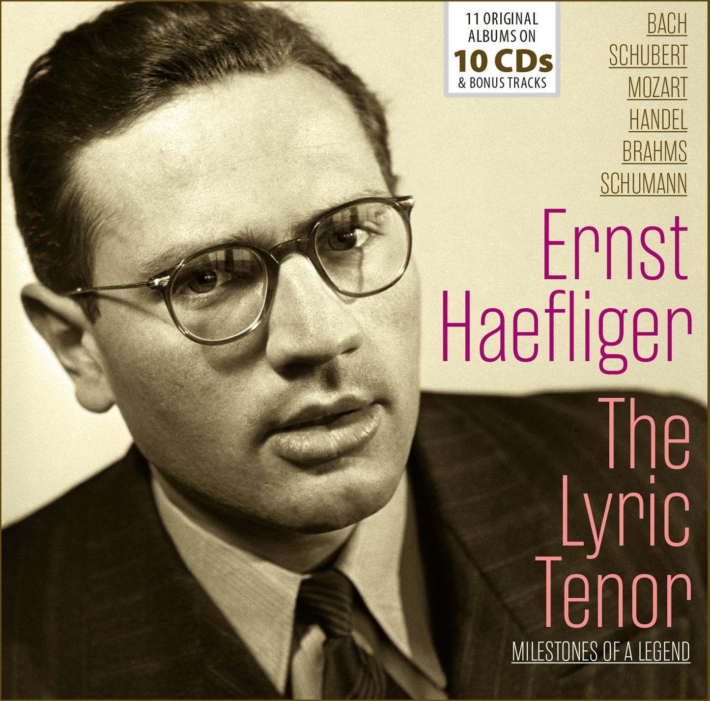 ERNST HAEFLIGER: THE LYRIC TENOR (10 CDS)