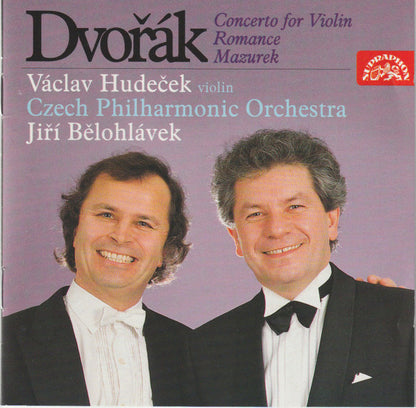 DVORAK: Violin Concerto, Romance, Mazurek - Václav Hudeček, Czech Philharmonic Orchestra, Jiří Bělohlávek