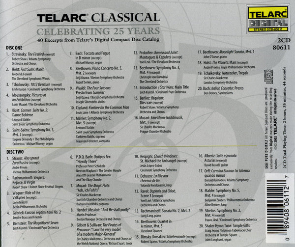 TELARC CLASSICAL: CELEBRATING 25 YEARS (2 CDS)