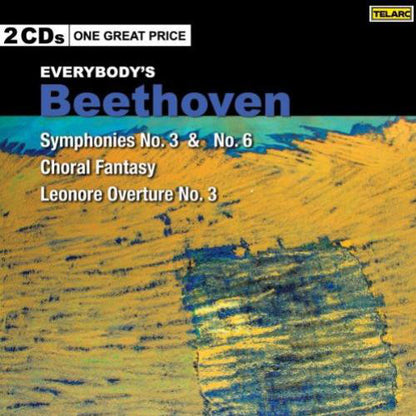 BEETHOVEN: Symphonies Nos. 3 & 6; Fantasia in C for Piano - Dohnanyi, Ozawa, Serkin (2 CDs)