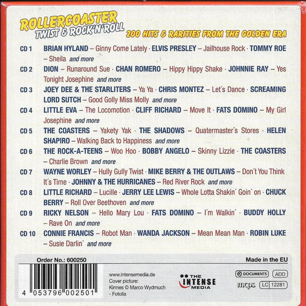 ROLLERCOASTER TWIST & ROCK 'N' ROLL (10 CDS)