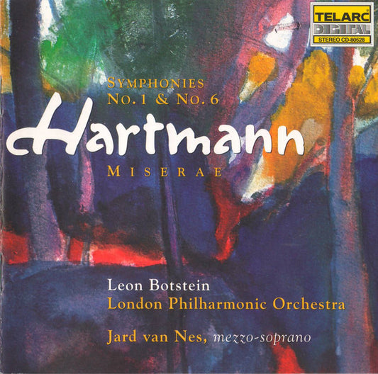 HARTMANN: SYMPHONIES NOS. 1 & 6; MISERAE - Botstein, London Philharmonic