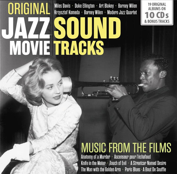 JAZZ MOVIE SOUNDTRACKS - Miles, Ellington, Mancini, MJQ and More (10 CDs)