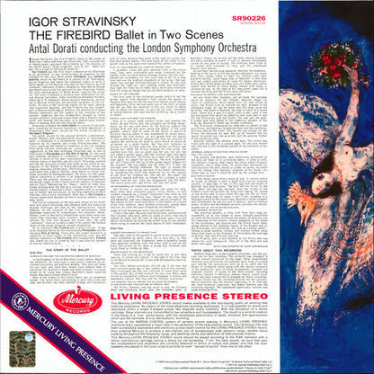 STRAVINSKY: THE FIREBIRD - ANTAL DORATI, LONDON SYMPHONY ORCHESTRA (180 GRAM VINYL LP)