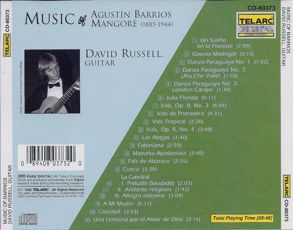 MUSIC OF AUGUSTIN BARRIOS - David Russell