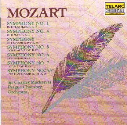 MOZART: SYMPHONIES NO. 1, 4-7, "55" - Prague Chamber Orchestra, Sir Charles Mackerras