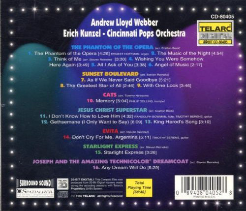 ANDREW LLOYD WEBBER - Erich Kunzel, Cincinnati Pops Orchestra
