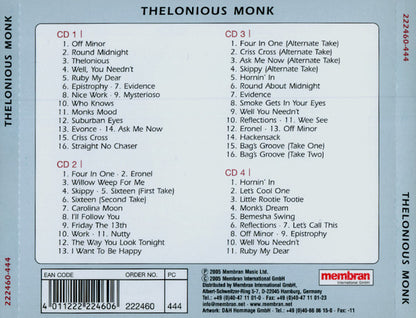THELONIOUS MONK: FOUR IN ONE (4 CDS)