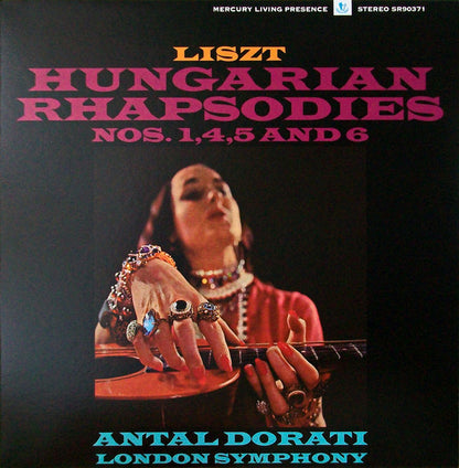 LISZT: HUNGARIAN DANCES 1,4,5,6 - ANTAL DORATI, LONDON SYMPHONY ORCHESTRA (180 GRAM VINYL LP)