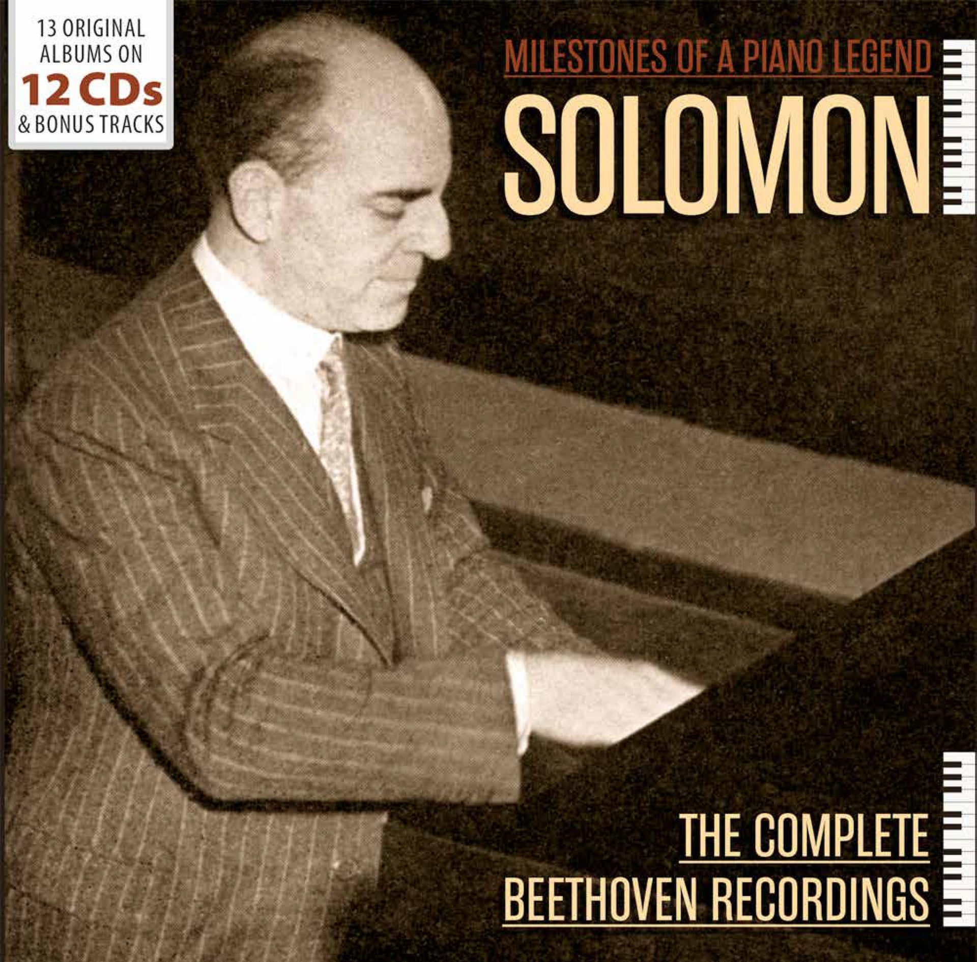 SOLOMON: THE COMPLETE BEETHOVEN RECORDINGS (12 CDS 