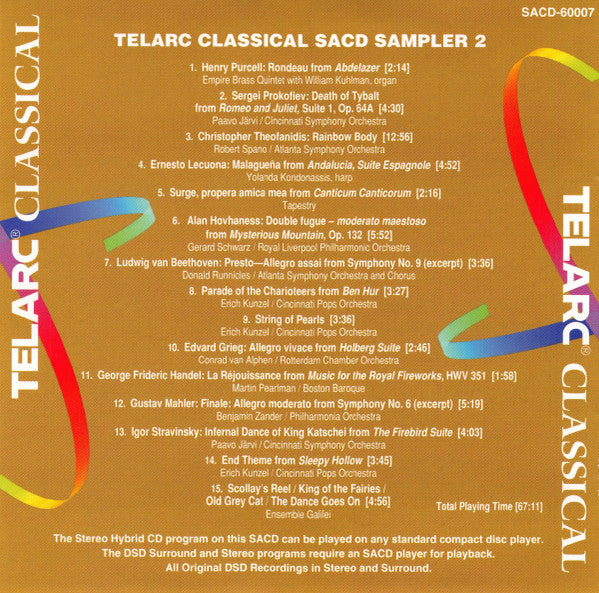 TELARC CLASSICAL SACD SAMPLER #2 – ClassicSelect World
