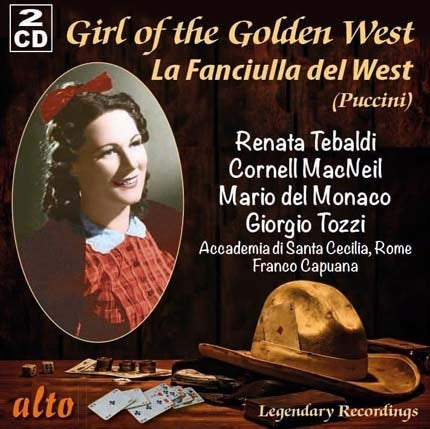 PUCCINI: LA FANCIULLA DEL WEST (GIRL OF THE GOLDEN WEST) - TEBALDI (2 CDS)