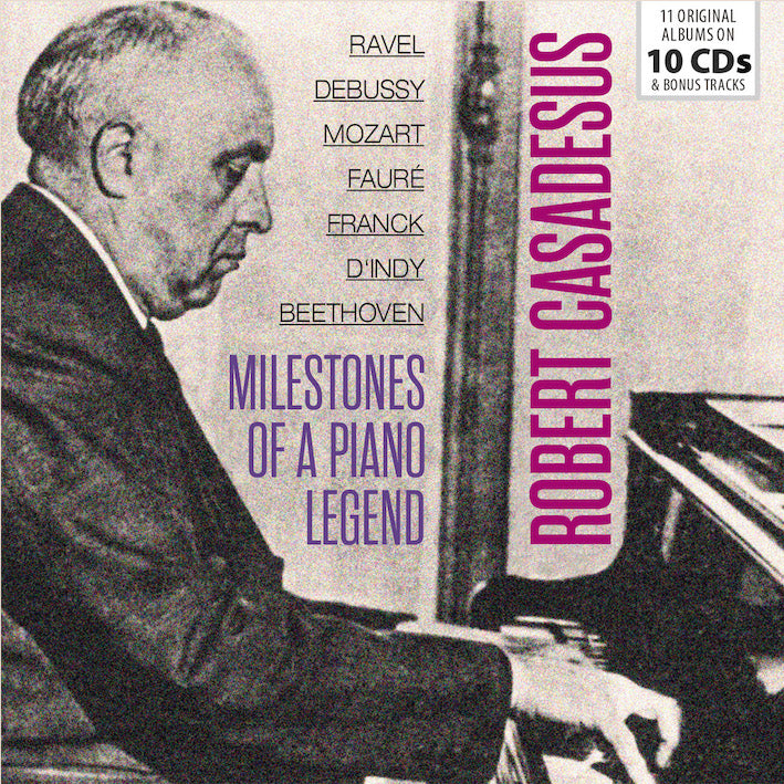 ROBERT CASADESEUS - MILESTONES OF A PIANO LEGEND (10 CDS)