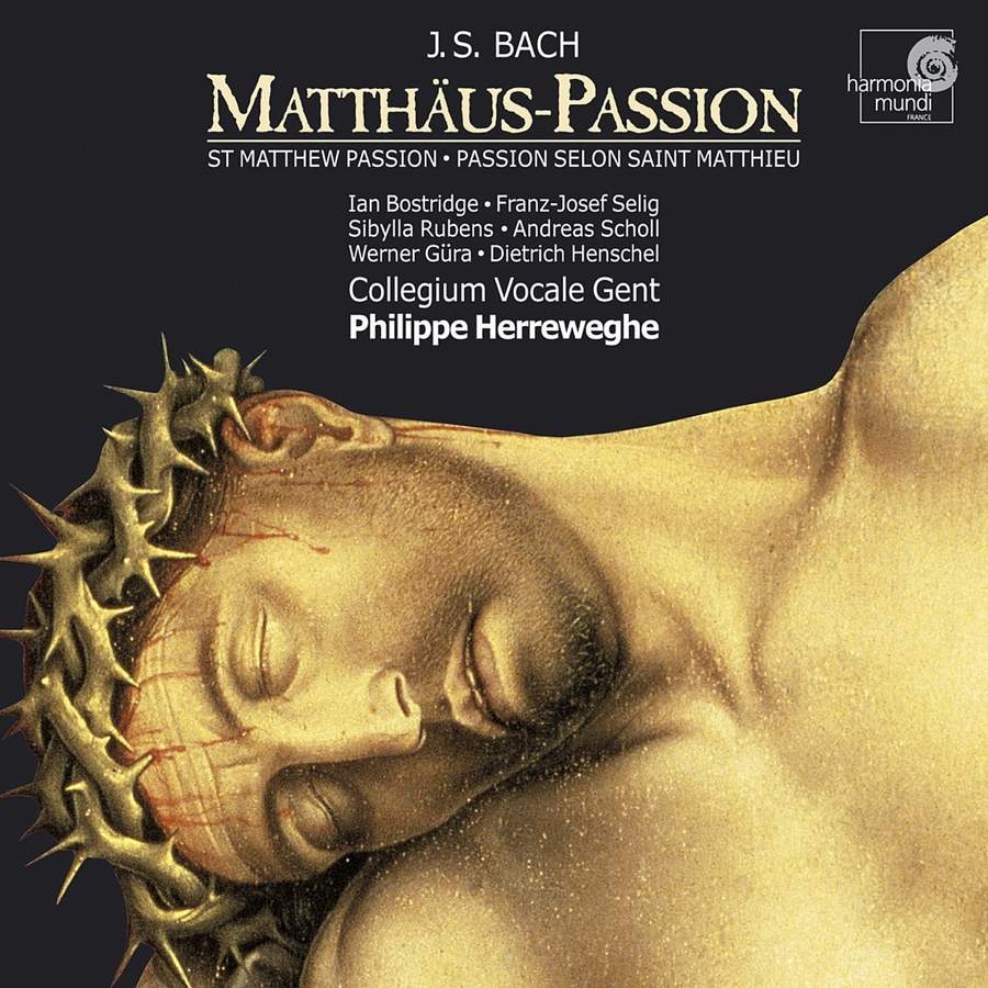 BACH: ST MATTHEW PASSION - RUBENS, COLLEGIUM VOCALE, HERREWEGHE (3 CDS)