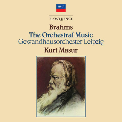 BRAHMS: COMPLETE ORCHESTRAL MUSIC - KURT MASUR, GEWANDHAUS ORCHESTRA (8 CDS)