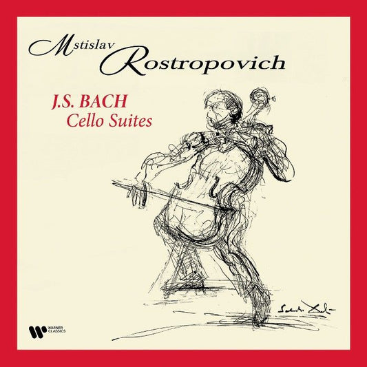 BACH: Cello Suites - Mstislav Rostropovich (4 LPs)