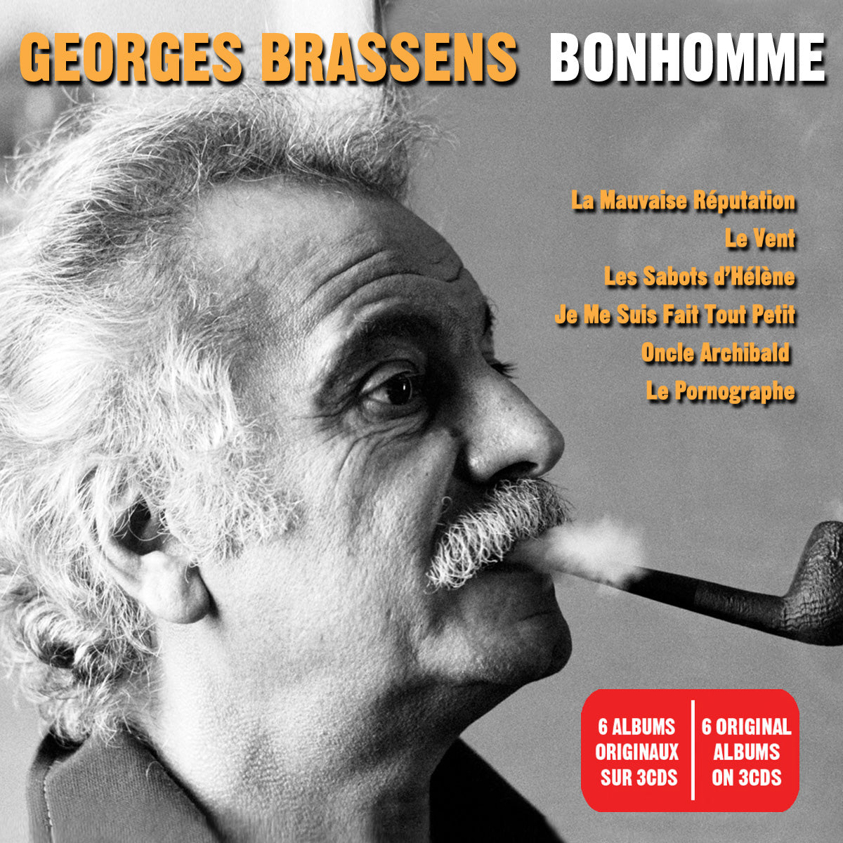 GEORGES BRASSENS: Bonhomme (3 CDS)