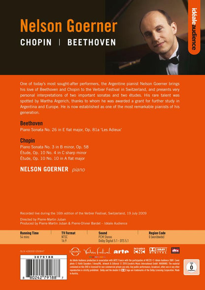 BEETHOVEN & CHOPIN - Nelson Goerner (DVD)