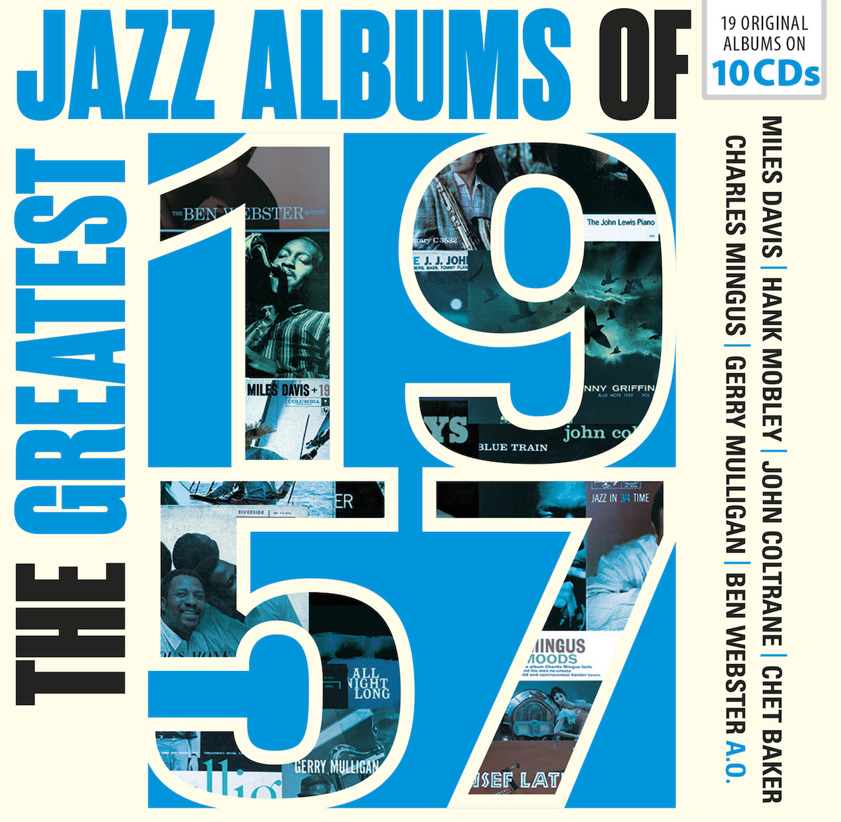 THE GREATEST JAZZ ALBUMS OF 1957 (10 CDS)